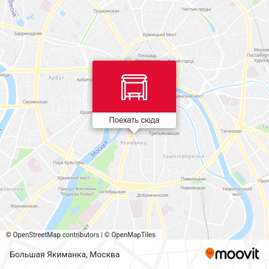 Карта Большая Якиманка