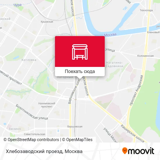 Карта Хлебозаводский проезд