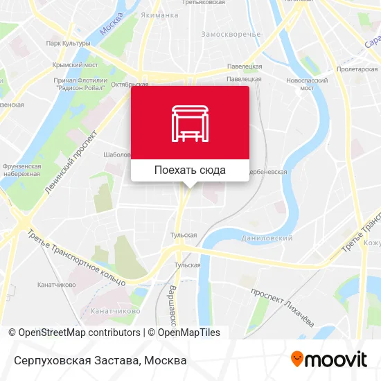 Карта Серпуховская Застава