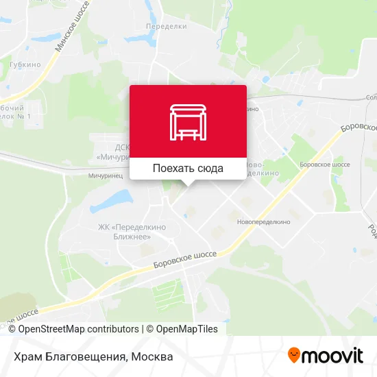 Карта Храм Благовещения