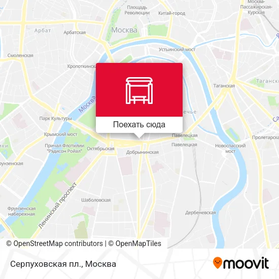 Карта Серпуховская пл.