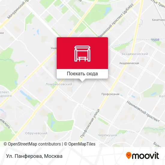Карта Ул. Панферова