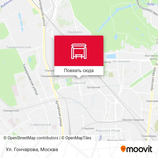 Карта Ул. Гончарова