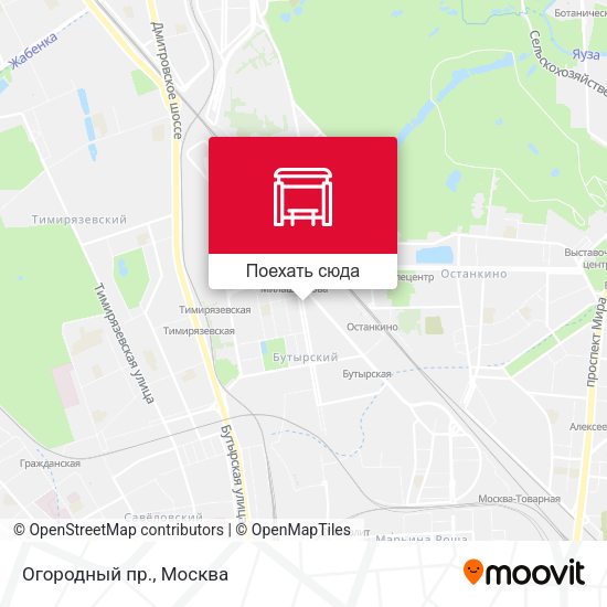 Карта Огородный пр.
