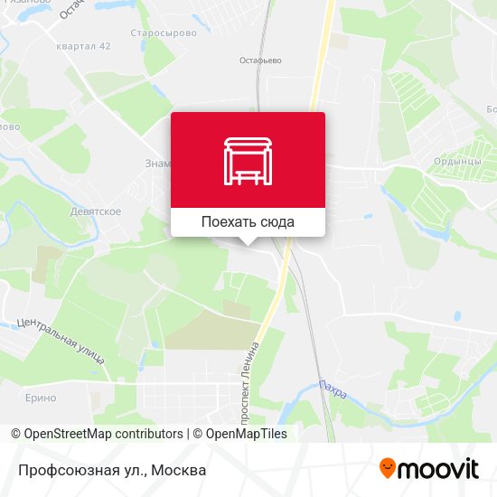 Карта Профсоюзная ул.