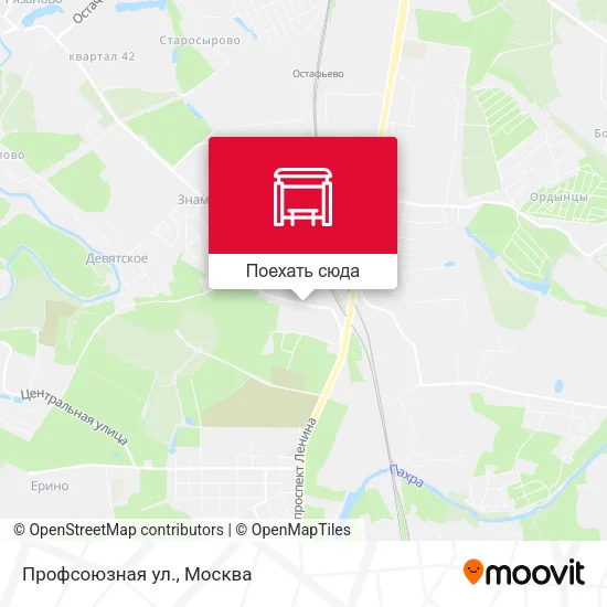 Карта Профсоюзная ул.