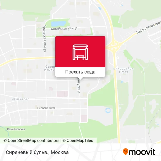 Карта Сиреневый бульв.