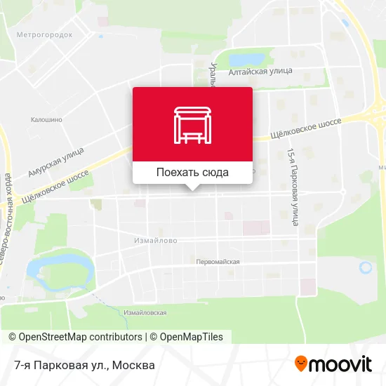 Карта 7-я Парковая ул.