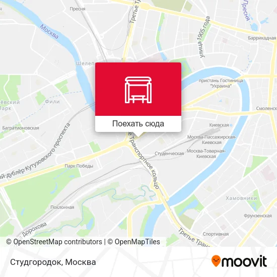 Карта Студгородок