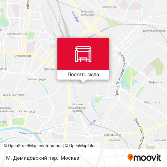 Карта М. Демидовский пер.