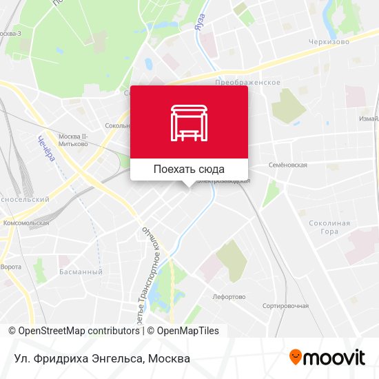 Карта Ул. Фридриха Энгельса