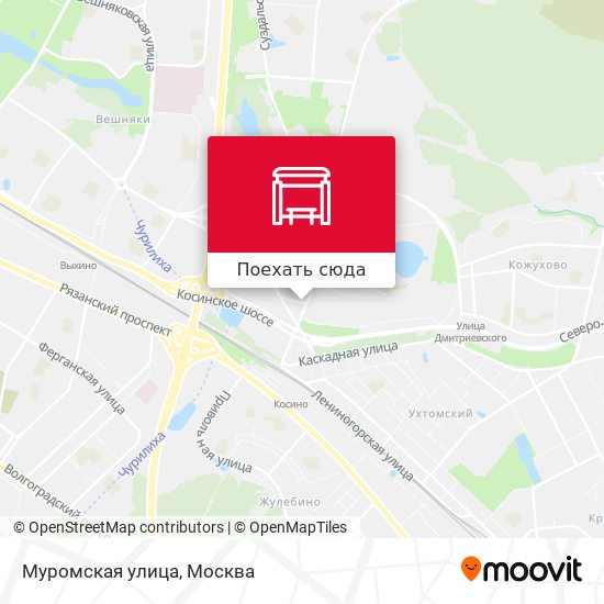 Карта Муромская улица