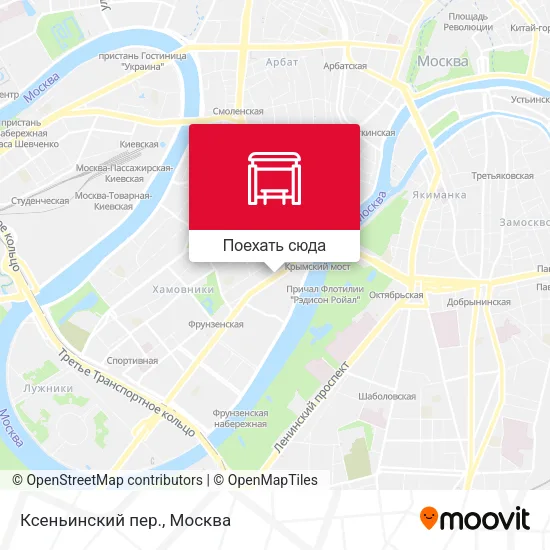 Карта Ксеньинский пер.