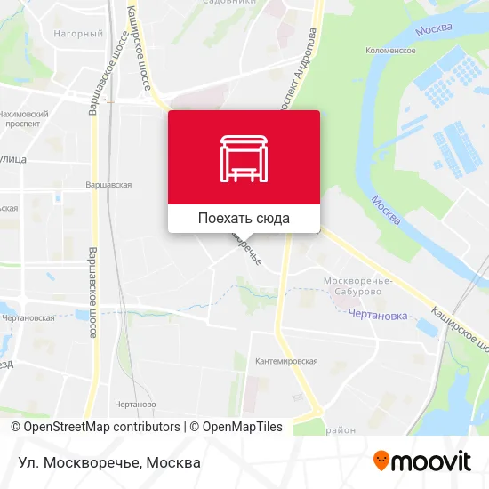 Карта Ул. Москворечье