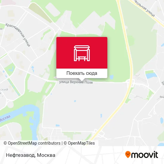 Карта Нефтезавод