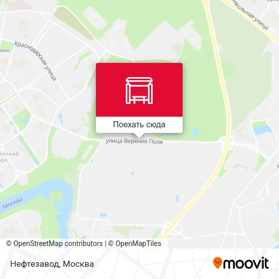 Карта Нефтезавод
