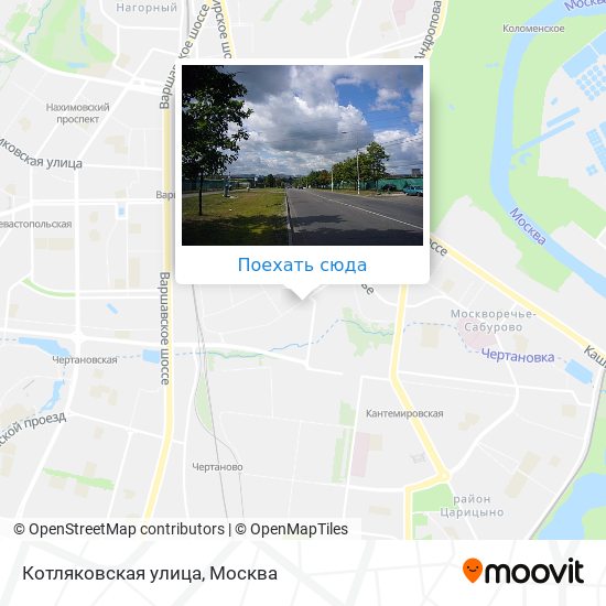 Карта Котляковская улица