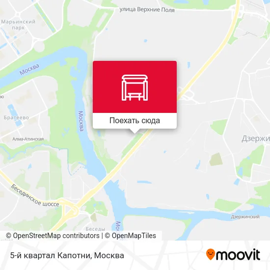 Карта 5-й квартал Капотни