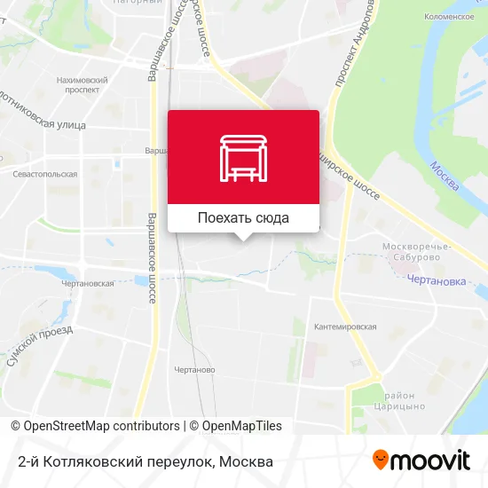 Карта 2-й Котляковский переулок