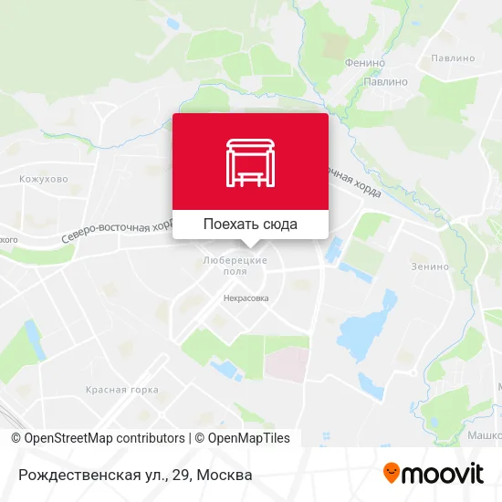 Карта Рождественская ул., 29