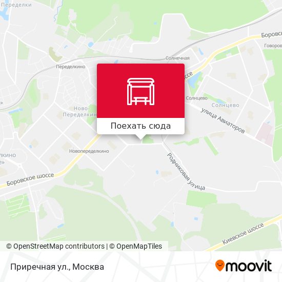 Карта Приречная ул.