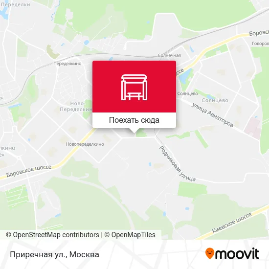 Карта Приречная ул.