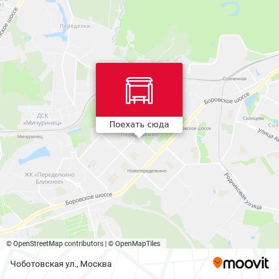 Карта Чоботовская ул.
