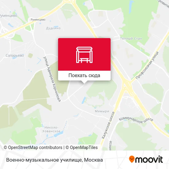 Карта Военно-музыкальное училище