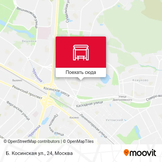 Карта Б. Косинская ул., 24