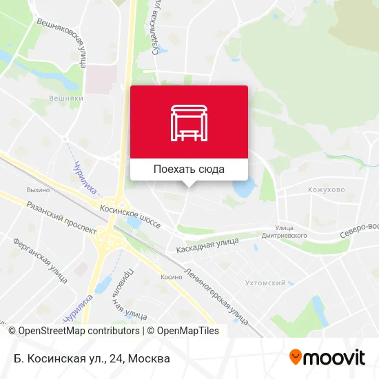 Карта Б. Косинская ул., 24