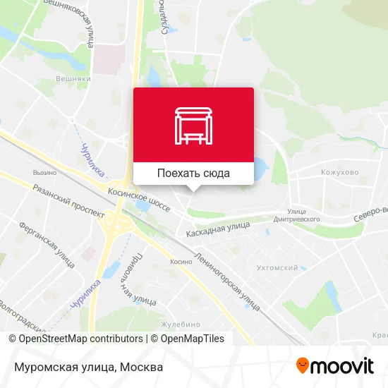 Карта Муромская улица
