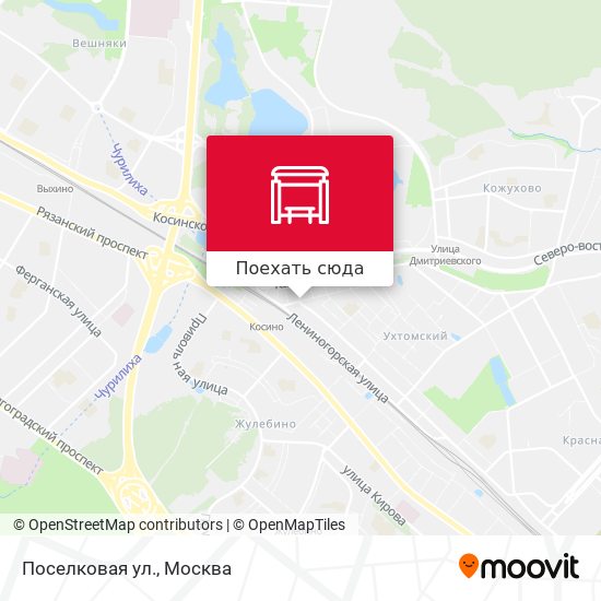 Карта Поселковая ул.