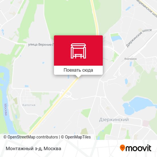 Карта Монтажный з-д