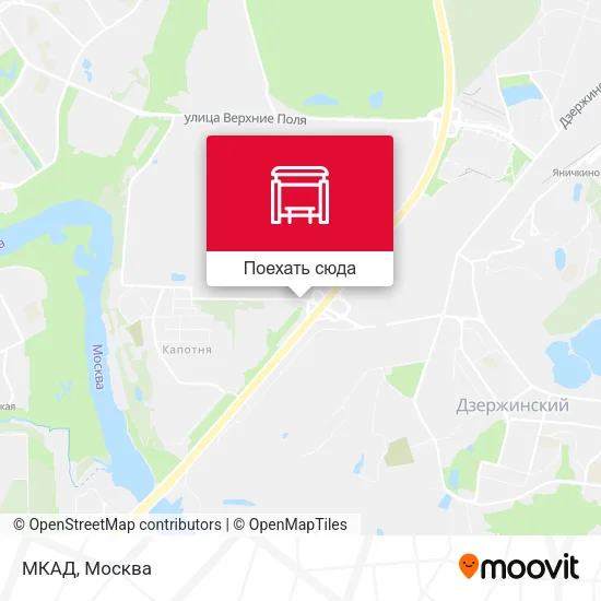 Карта МКАД