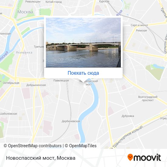 Карта Новоспасский мост