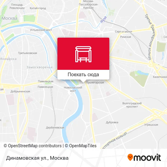 Карта Динамовская ул.