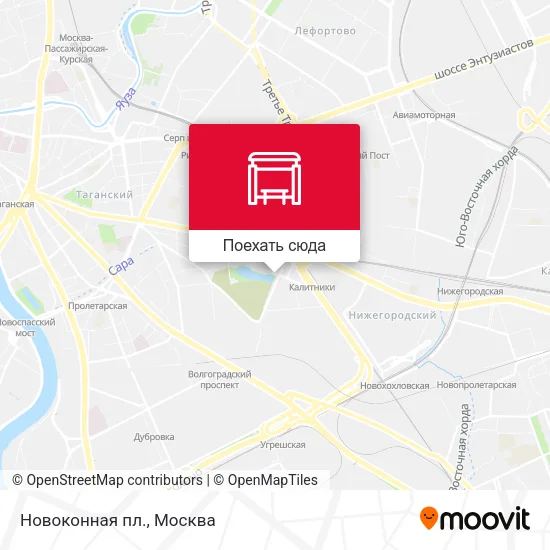 Карта Новоконная пл.