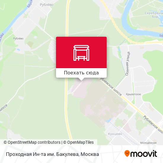 Карта Проходная Ин-та им. Бакулева