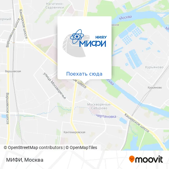 Карта МИФИ