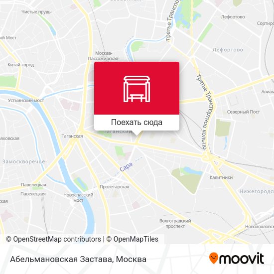 Карта Абельмановская Застава
