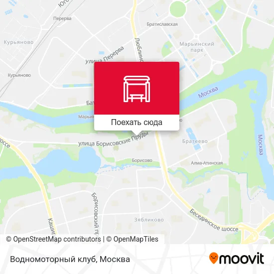 Карта Водномоторный клуб