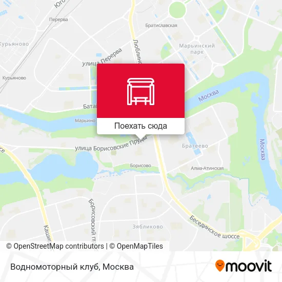Карта Водномоторный клуб