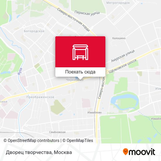 Карта Дворец творчества