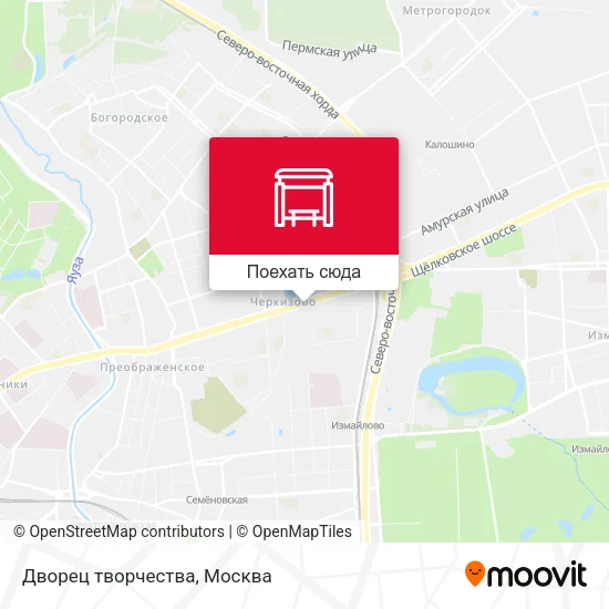 Карта Дворец творчества