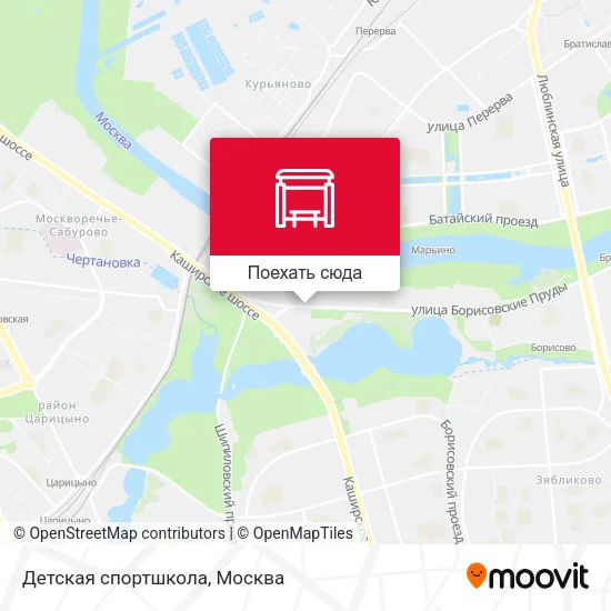 Карта Детская спортшкола
