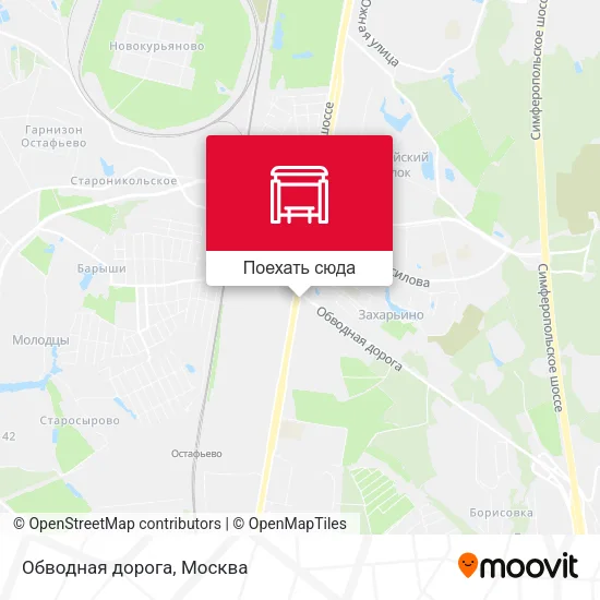 Карта Обводная дорога