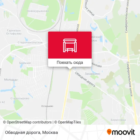 Карта Обводная дорога