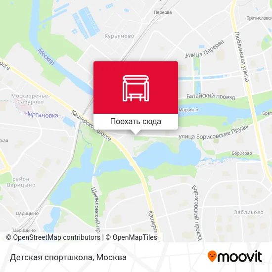 Карта Детская спортшкола