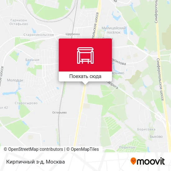 Карта Кирпичный з-д