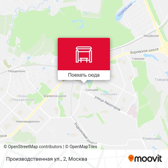 Карта Производственная ул., 2